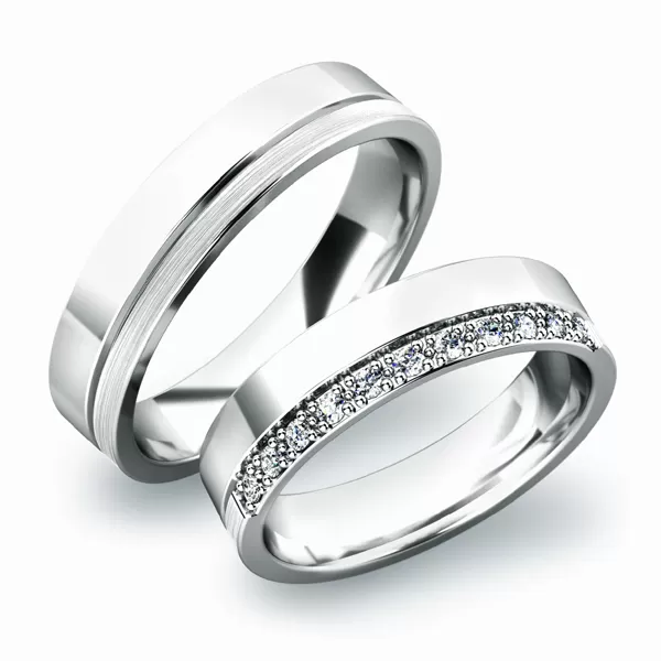 Snubní prsteny ze žlutého zlata SP-61039