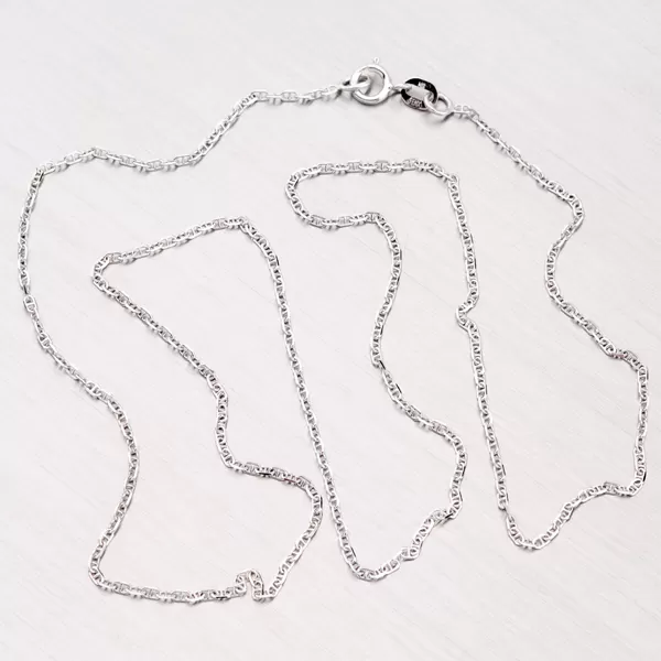 Řetízek Anker z bílého zlata 45-1318