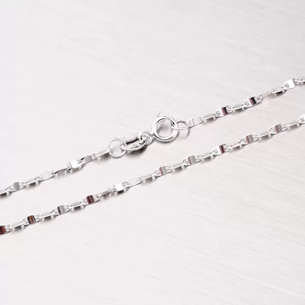 Náramek z bílého zlata 44-1090