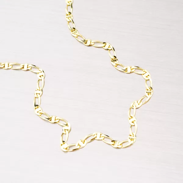 Zlatý řetízek Figaro 1+1 45-1032