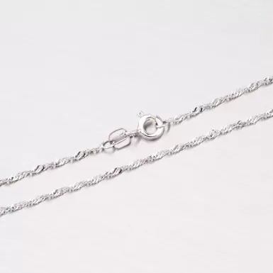 Dámský řetízek bílé zlato 585 lambáda 45-1479