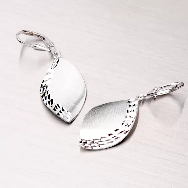 Visací náušnice ze stříbra NZM-187-OKS