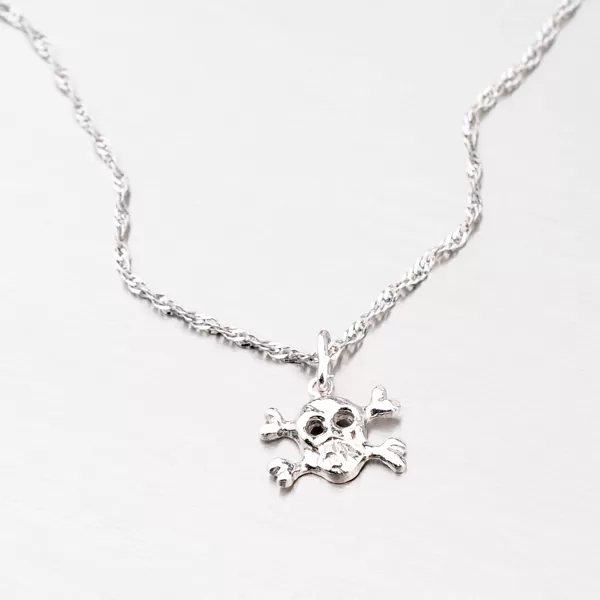 Stříbrný přívěsek lebka MPN6089T1