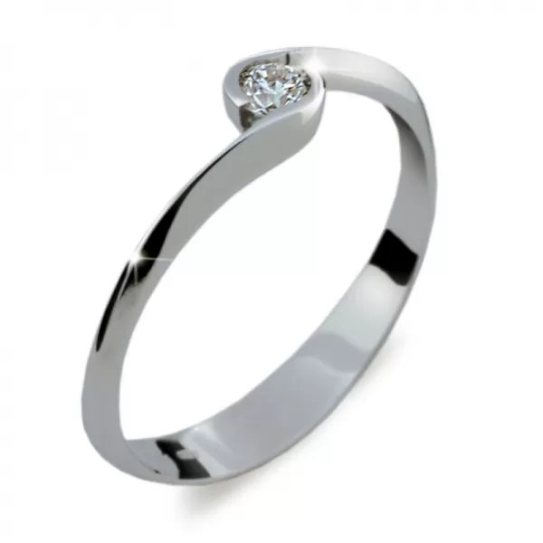 Dámský prsten s diamantem DF1914