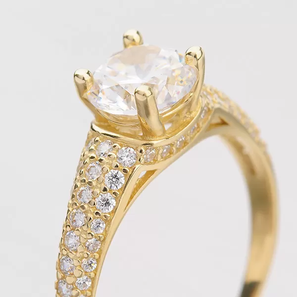 Zlatý prsten se zirkony GZ2520ZL