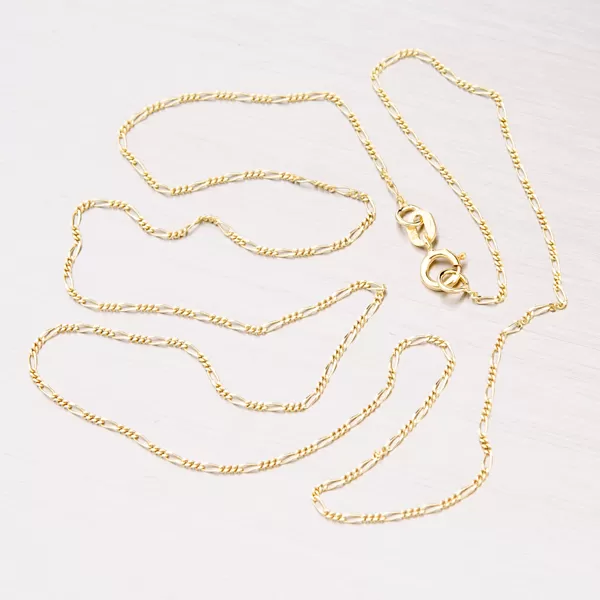 Zlatý řetízek Figaro 45-1055