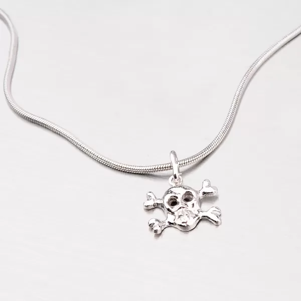 Stříbrný přívěsek lebka MPN6089T1