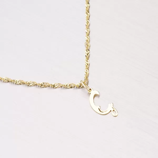 Zlatý přívěsek - písmenko G 2-4002-G