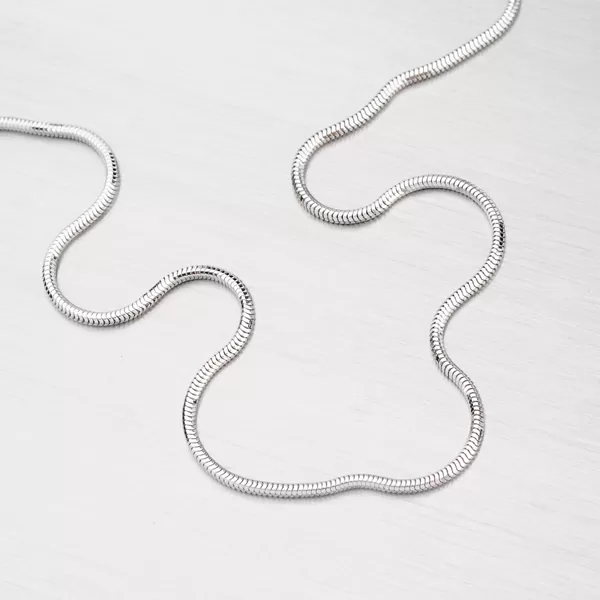 Řetízek Snake z bílého zlata 369-0101