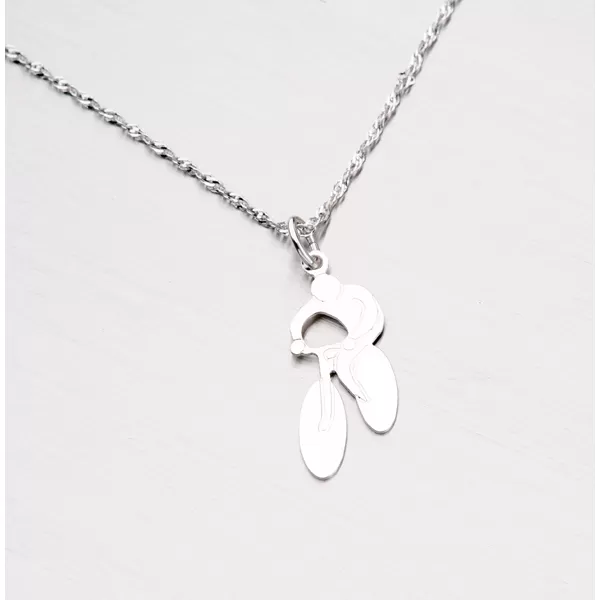 Přívěsek ze stříbra - cyklista NNA-007-TPZG