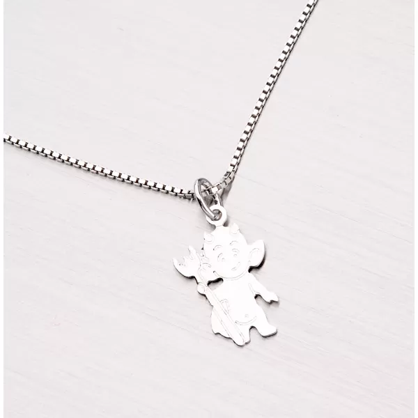 Přívěsek ze stříbra - čertík NEB-001-TPZG