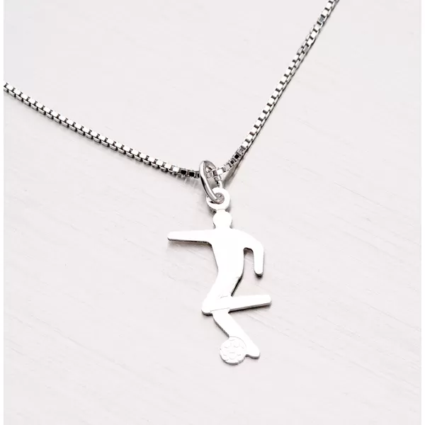 Stříbrný přívěsek - fotbalista NNA-002-TPZG