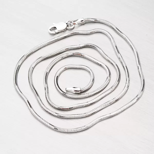Řetízek Snake z bílého zlata 369-0101