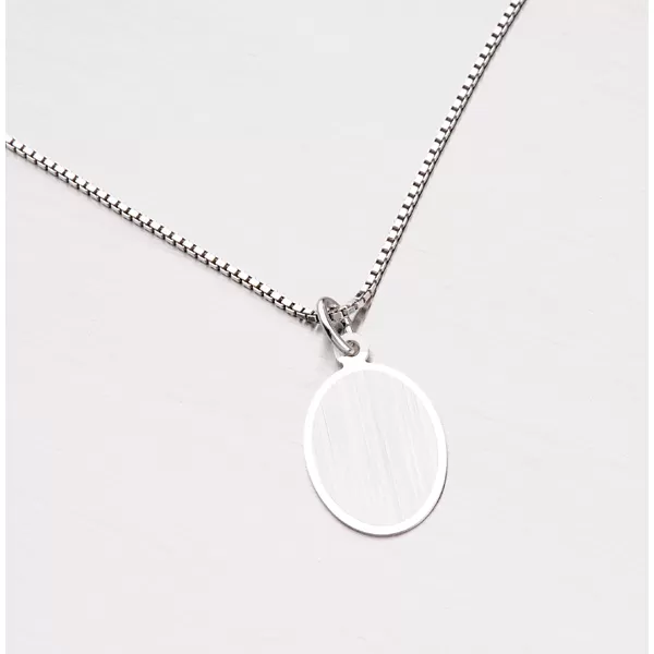 Stříbrný oválný přívěsek CZA-005-TPZG