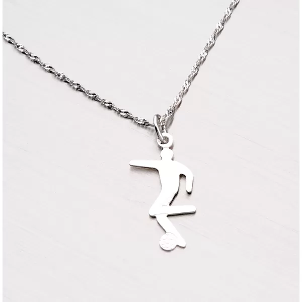 Stříbrný přívěsek - fotbalista NNA-002-TPZG