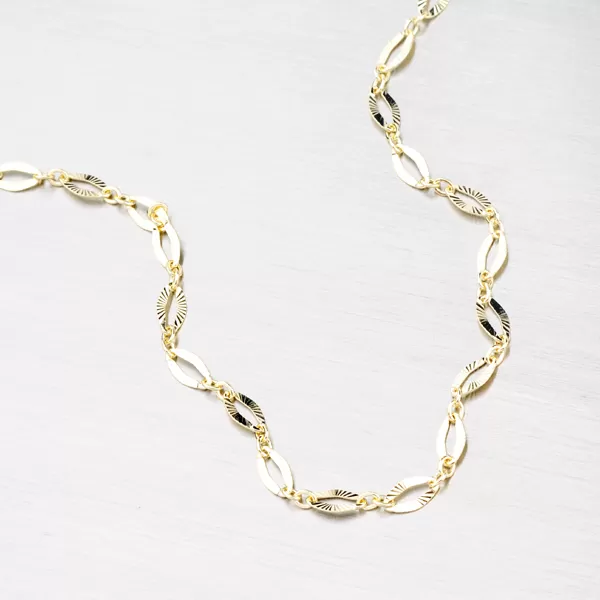 Zlatý řetízek s gravírováním 45-1698