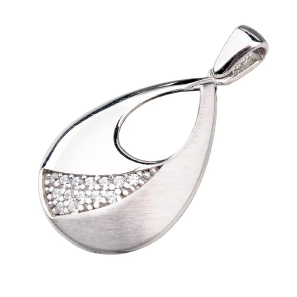 Dámský přívěsek stříbro 925 zirkon ZS-058P-OKS
