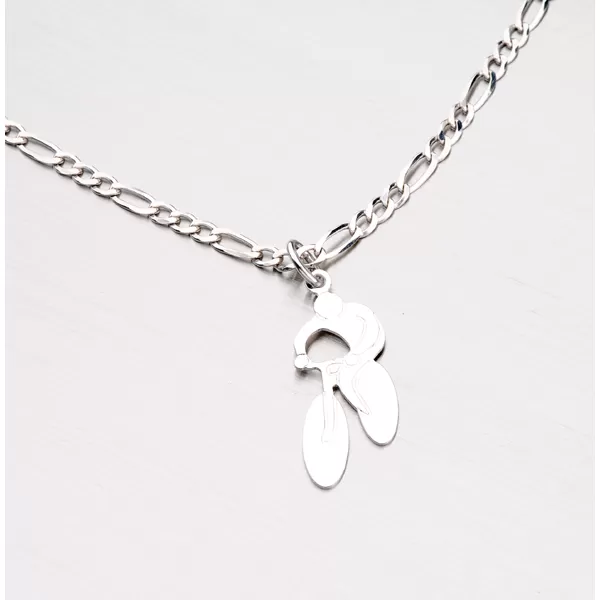 Přívěsek ze stříbra - cyklista NNA-007-TPZG