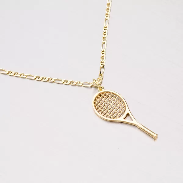 Zlatý přívěsek - tenisová raketa 682P-130579