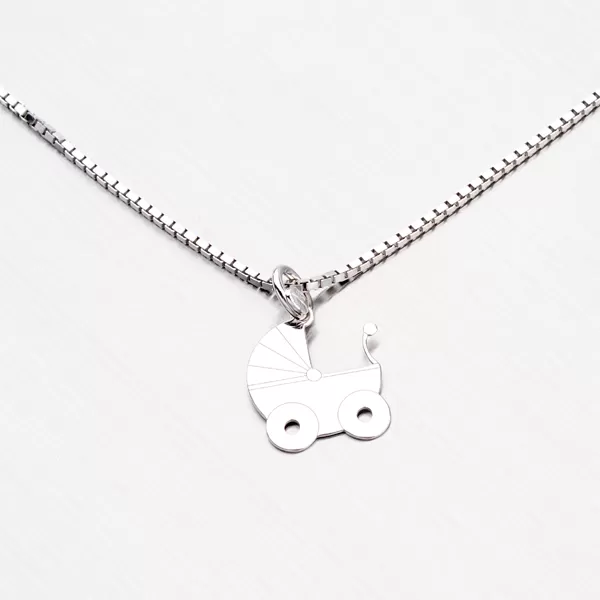 Kočárek ze stříbra YNG3090