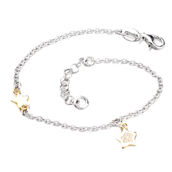 Dámský náramek stříbro 925 zirkon přívěsky B1600311-0331-SLX