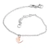 Dámský náramek stříbro 925 zirkon přívěskem B1503687-0331-SLX