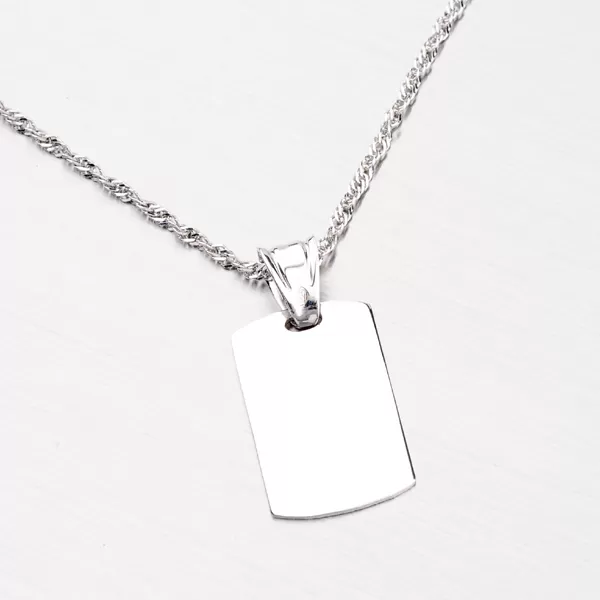 Stříbrná destička P1300296-0009-SLX