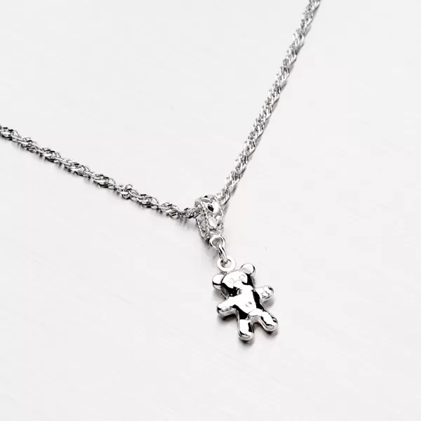 Stříbrný medvídek X5CHM0044-DC/4.30MM-RD