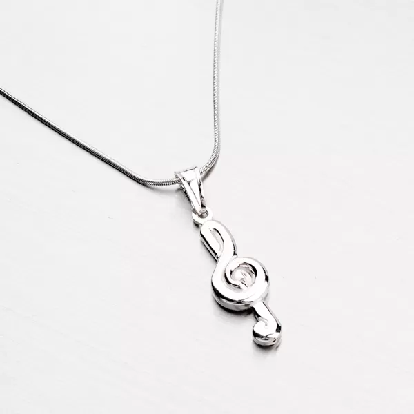 Stříbrný houslový klíč P1501060-1397-SLX