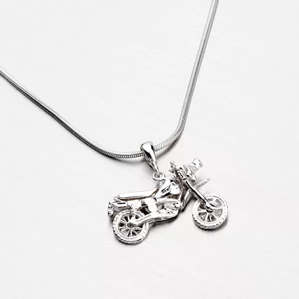 Stříbrná motorka XXP1004-RD