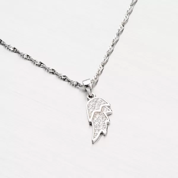Dámský přívěsek stříbro 925 zirkon ve tvaru křídla PXX14160017