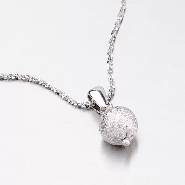 Stříbrný přívěsek - kulička 10mm PN9102D10