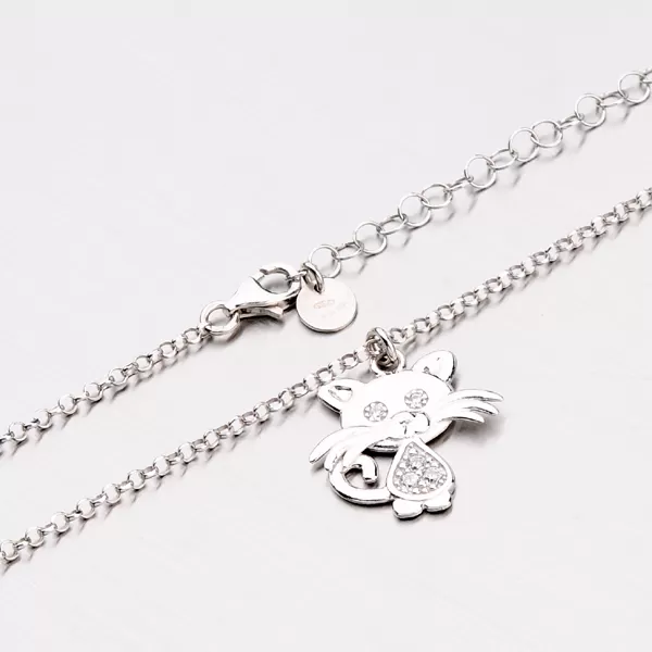 Náhrdelník s kočičkou N1700293-2464-SLX