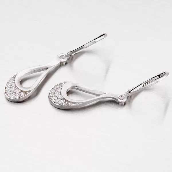 Náušnice pro ženy se zirkony ZS-150/E-OKS