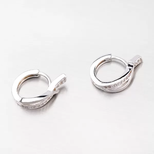 Stříbrné náušnice OKP-484-OKS