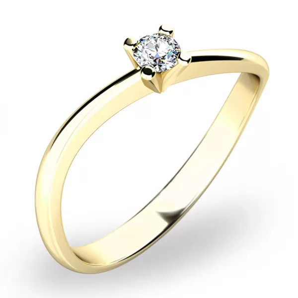 Dámský prsten s diamantem 10841D