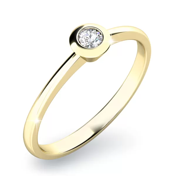 Dámský prsten s diamantem 10807D