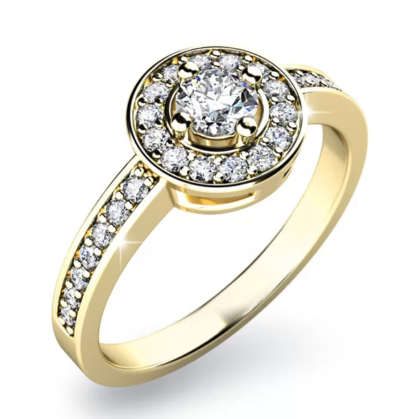 Dámský prsten s diamanty 10802D