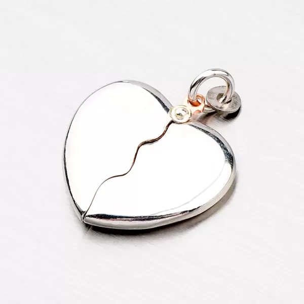 Stříbrné zlacené srdce P1602988-0940-SLX