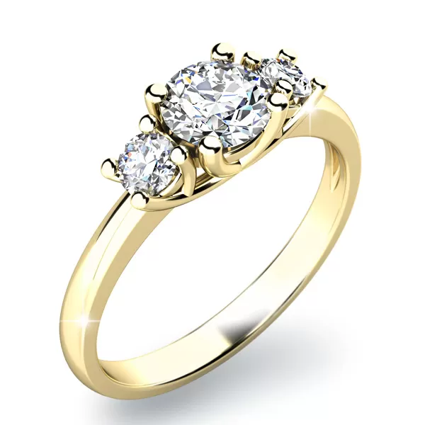 Dámský prsten s diamanty 10803D