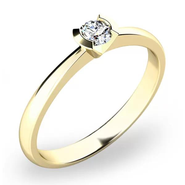 Dámský prsten s diamantem 10840D