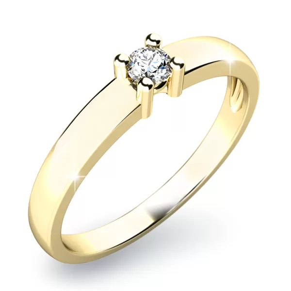 Dámský prsten s diamantem 10796D