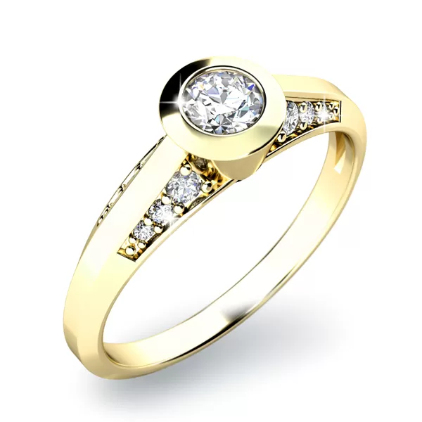 Dámský prsten s diamanty 10798D