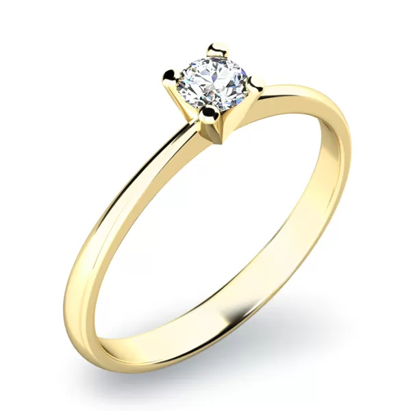 Dámský prsten s diamantem 10820D