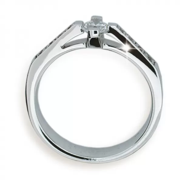 Zásnubní prsten s diamanty ZP1962