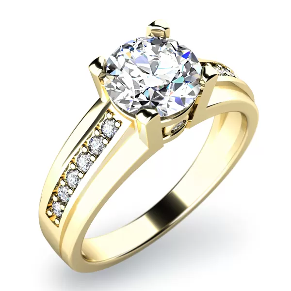 Dámský prsten s diamanty 10816D