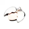 Dámský přívěsek stříbro 925 zlacené srdce P1602988-0940-SLX