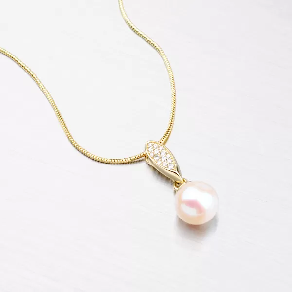 Perlový přívěsek se zirkony GZ3152Z