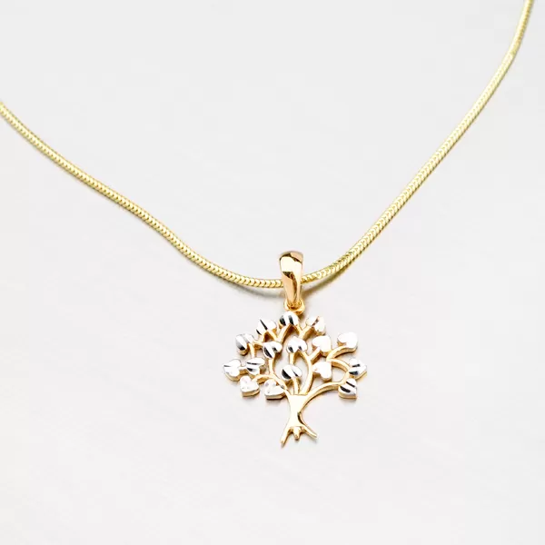 Zlatý stromeček s gravírováním 43-21385