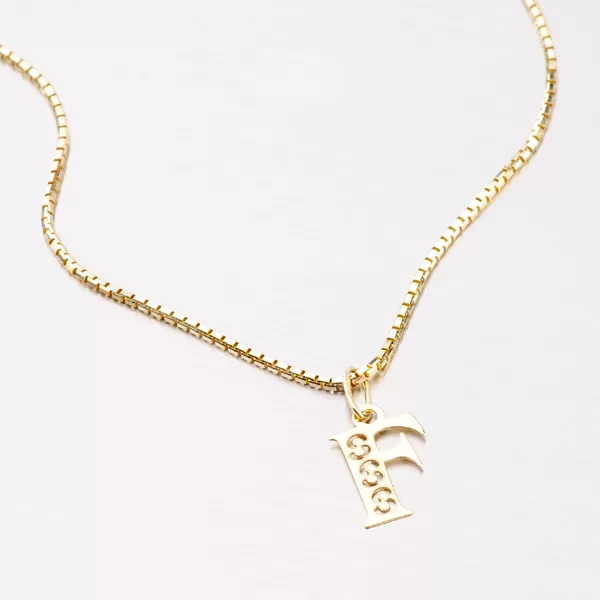 Zlaté písmenko F 442-0001-F